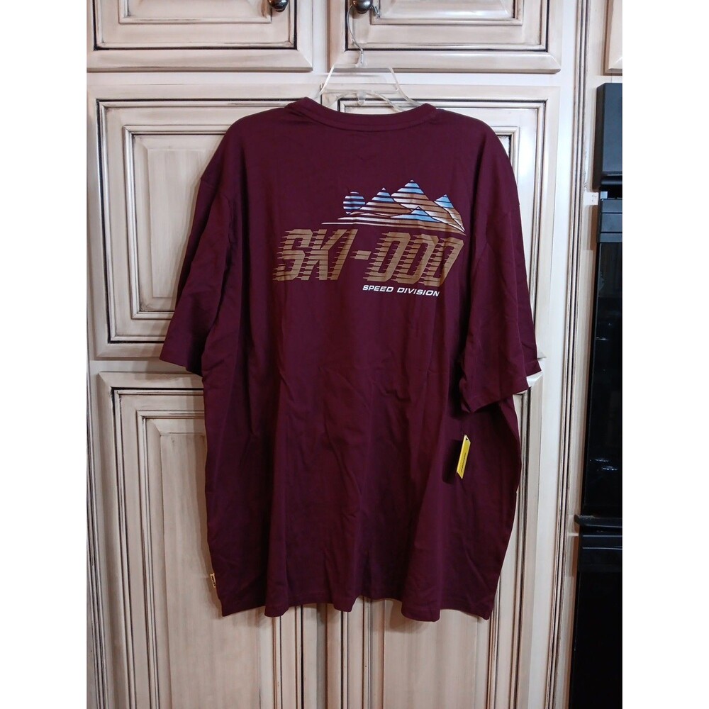 Ski Doo‎ Speed Division Burgundy T-Shirt Men's - 3XL - NEW WITH TAGS!